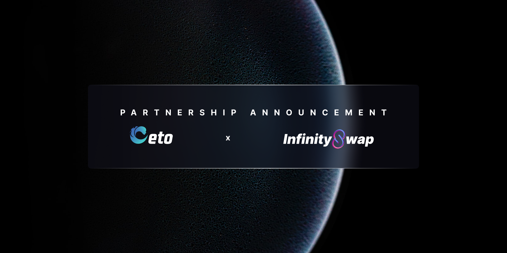 InfinitySwap Forms a Strategic Partnership with Ceto
